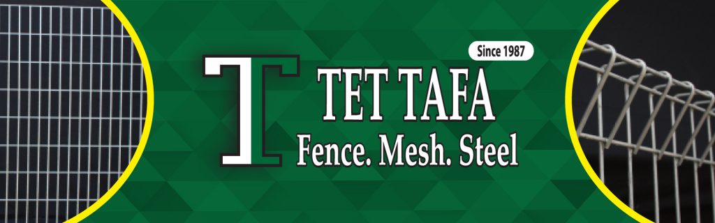 Fence. Mesh. Steel Banner